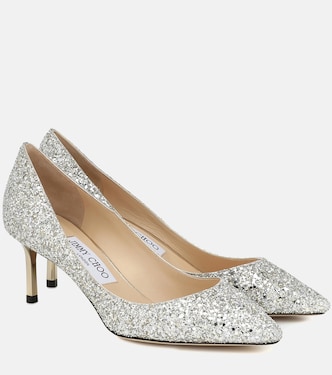 Pumps Romy 60 con glitter | Jimmy Choo