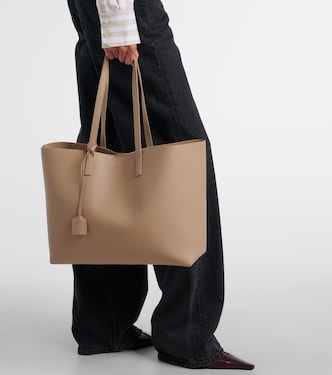 Shopping E/W leather tote | Saint Laurent
