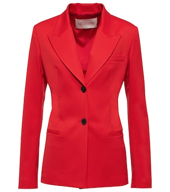 Single-breasted wool blazer | Valentino
