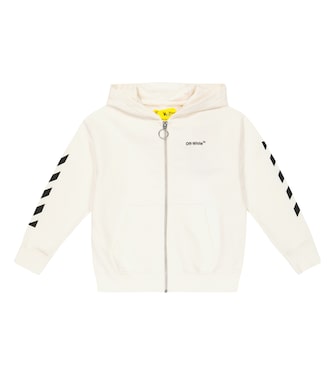 Kapuzenjacke aus Baumwoll-Jersey | Off-White Kids