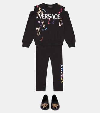 Sweatshirt aus Jersey mit Cut-out | Versace Kids