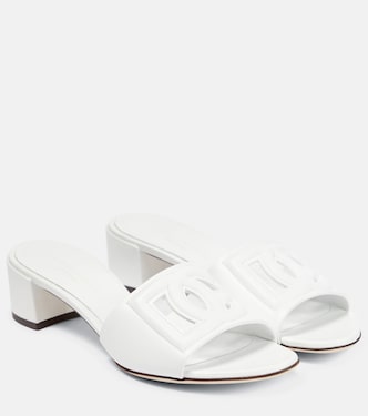Pantoletten DG aus Leder | Dolce&Gabbana