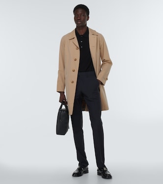 Polohemd aus Wolle und Seide | Burberry