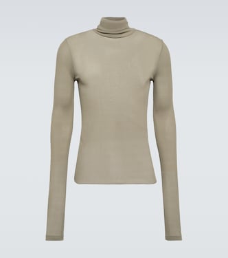 Top de cuello alto acanalado | Ami Paris