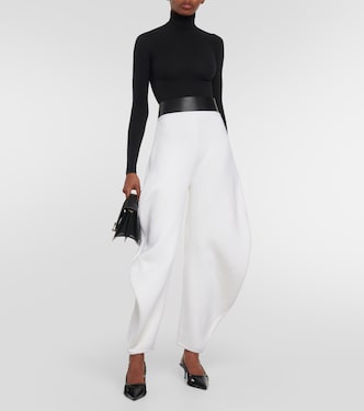 Pantalones en punto de tiro alto | Alaïa