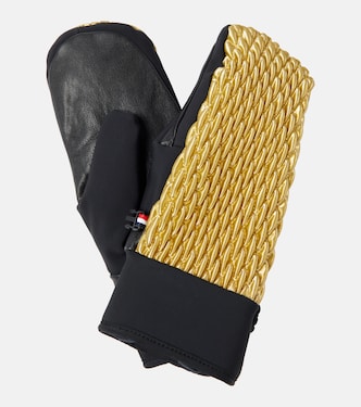 Muffole trapuntate con finiture in pelle | Fusalp