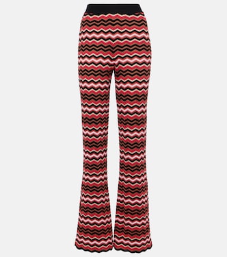 Zig Zag high-rise flared pants | Missoni