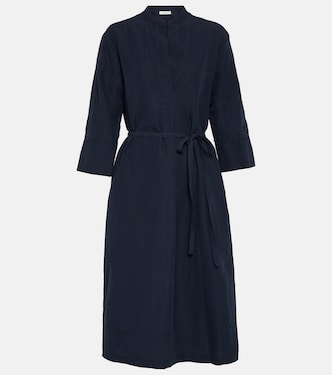 Cotton-blend midi dress | Vince