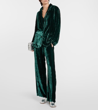 Pantaloni a gamba larga Frida in velluto | Velvet