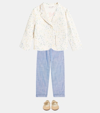 Tomas cotton-blend tweed jacket | Bonpoint