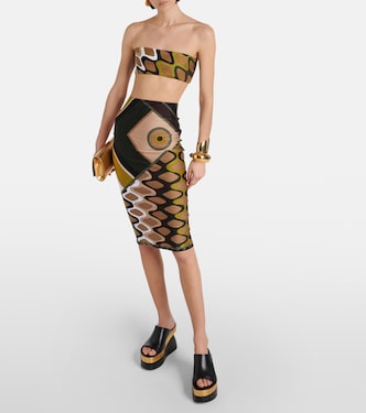 Top Vivara in seta a fascia | Pucci
