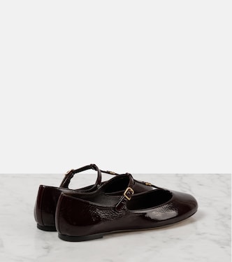 Marcie patent leather ballet flats | Chloé