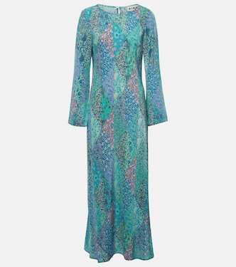 Alondra patchwork silk maxi dress | Rixo