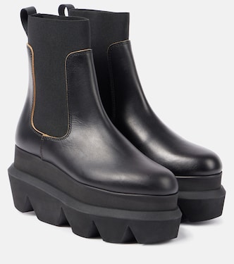 Botas chelsea con plataforma de piel | Sacai