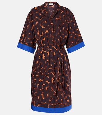 Printed cotton poplin shirt dress | Dries Van Noten