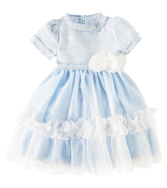 Abito in tulle con applicazioni floreali | Patachou