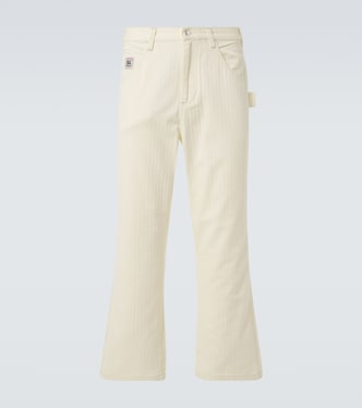 Cotton straight pants | Bode