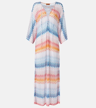 Kaftan aus Häkelstrick | Missoni