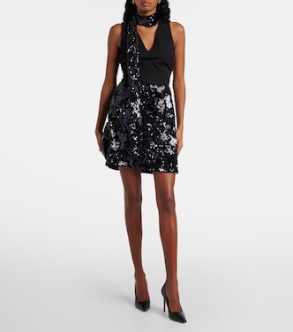 Mini-jupe à sequins et fleurs | Dorothee Schumacher