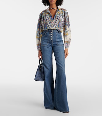 Camisa de algodón y seda con paisley | Etro
