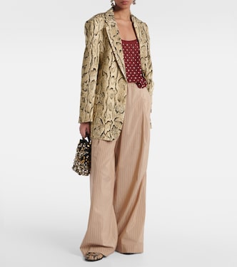 Pantaloni a gamba larga in misto cotone | Dries Van Noten