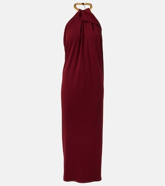 Verziertes Midikleid aus Seide | Gucci