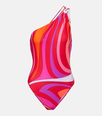 Iride one-shoulder swimsuit  | Pucci
