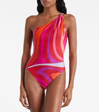 Iride one-shoulder swimsuit  | Pucci