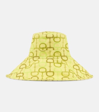 Cappello da pescatore in cotone Horsebit | Gucci