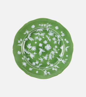 Plato de postre Floral de porcelana por Ginori 1735 | Cabana