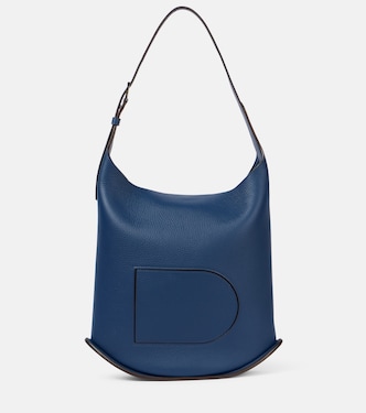 Schultertasche Pin MM aus Leder | Delvaux