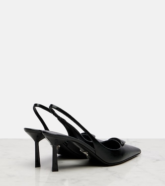 Slingback-Pumps aus Leder | Prada