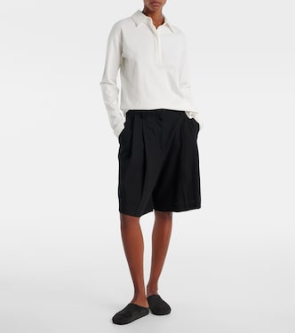 Bermuda-Shorts Vesperis aus Schurwolle | The Row