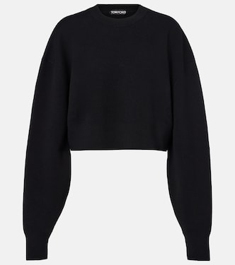 Cropped-Pullover aus einem Wollgemisch | Tom Ford