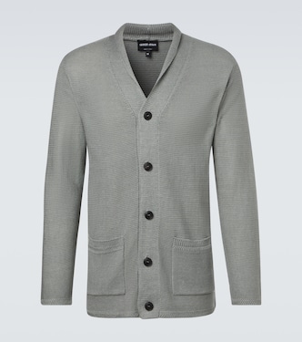 Linen-blend cardigan | Giorgio Armani