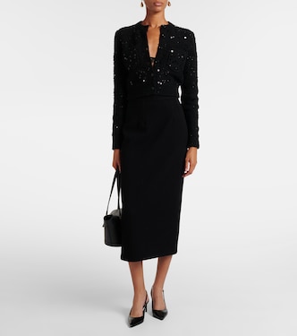 Virgin wool pencil skirt | Dolce&Gabbana