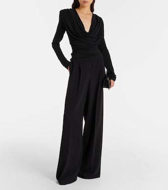 Draped jersey top | Wardrobe.NYC