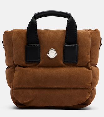 Caradoc Micro suede top-handle bag | Moncler