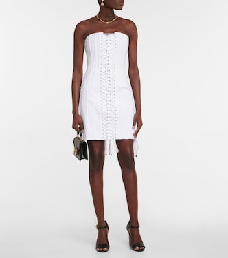 Robe bustier en coton mélangé | Dolce&Gabbana