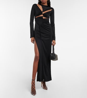 Vertebrae cutout maxi dress | Galvan