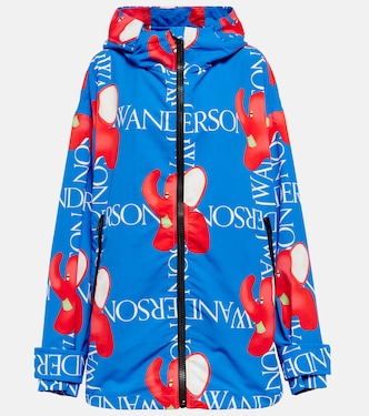 Hooded logo jacket | JW Anderson
