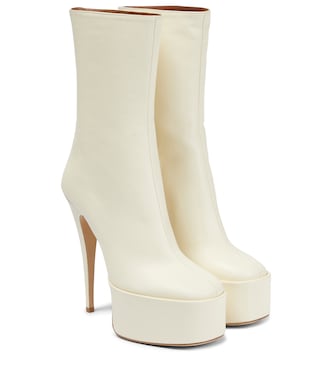 Ivana leather platform ankle boots | Paris Texas