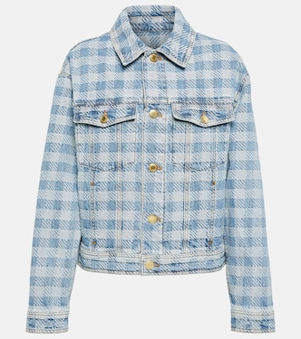Veste en jean à carreaux | Ami Paris