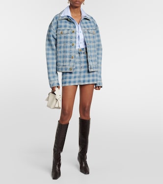 Checked denim jacket | Ami Paris