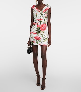 Minikleid aus einem Baumwollgemisch | Dolce&Gabbana