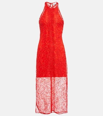 Abito midi in pizzo | Ganni