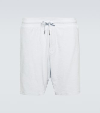 Shorts Augusto en rizo de algodón y lino | Frescobol Carioca