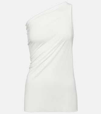 One-shoulder jersey top | Rick Owens