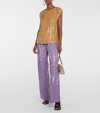 Top mit Pailletten | Dries Van Noten