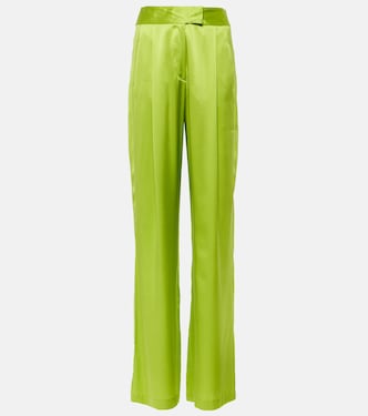 Pantaloni in raso di seta a gamba larga | The Sei